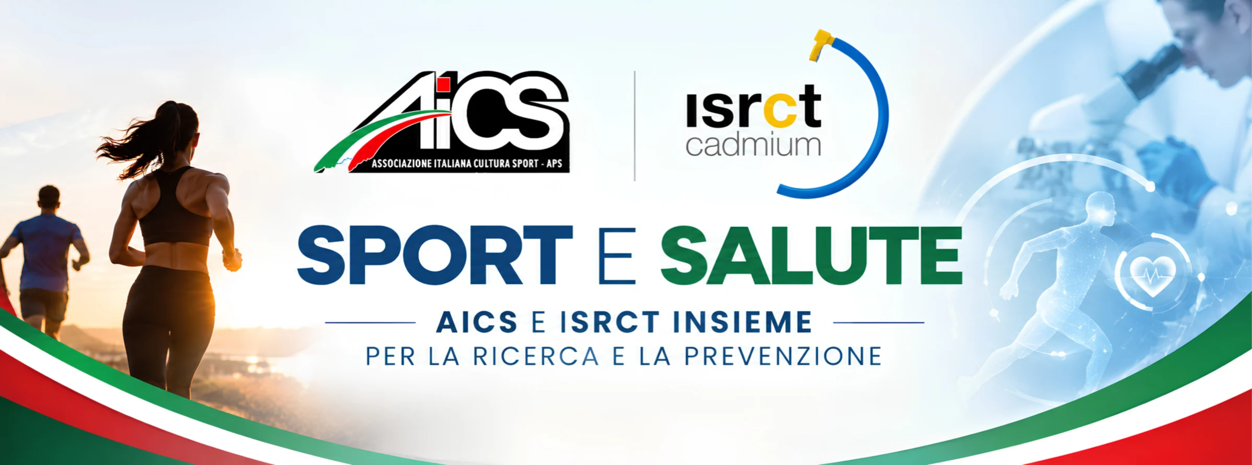 SPORT E SALUTE, AiCS E ISRCT INSIEME PER LA RICERCA E LA PREVENZIONE